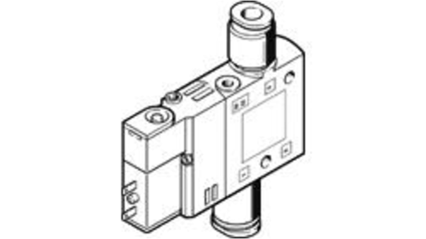 Válvula piloto de solenoide Festo, Serie CPE, Rosca G 1/8, Función 3/2, Solenoide, Orificio Pasante, 810l/min