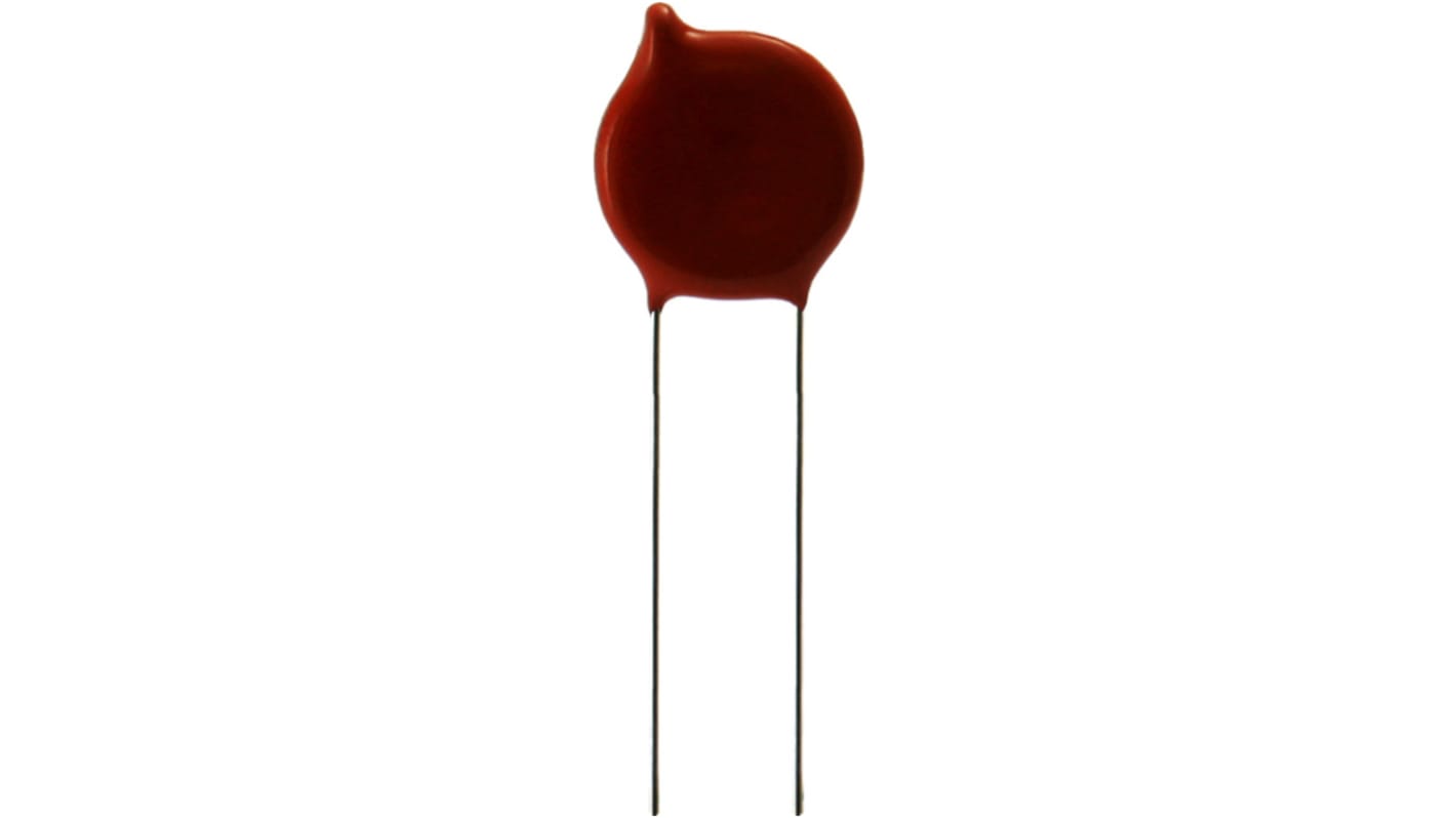 Vishay Single Layer Ceramic Capacitor (SLCC) 1nF 3kV dc ±20% Z5U Dielectric, 564R, Through Hole +105°C Max Op. Temp.