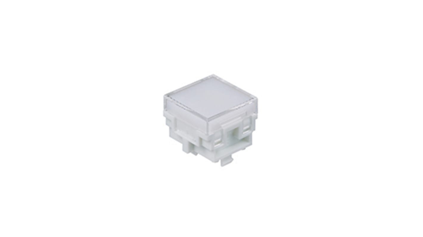 NKK Switches Push Button Cap for Use with LB Series Pushbuttons, 13.2 x 13.2 x 10mm