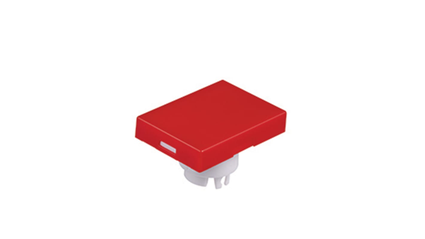 NKK Switches Push Button Cap for Use with YB Series Pushbuttons, 21 x 15 x 12.2mm