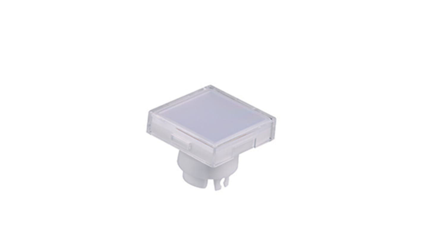 NKK Switches Push Button Cap for Use with YB Series Pushbuttons, 15 x 15 x 12.2mm