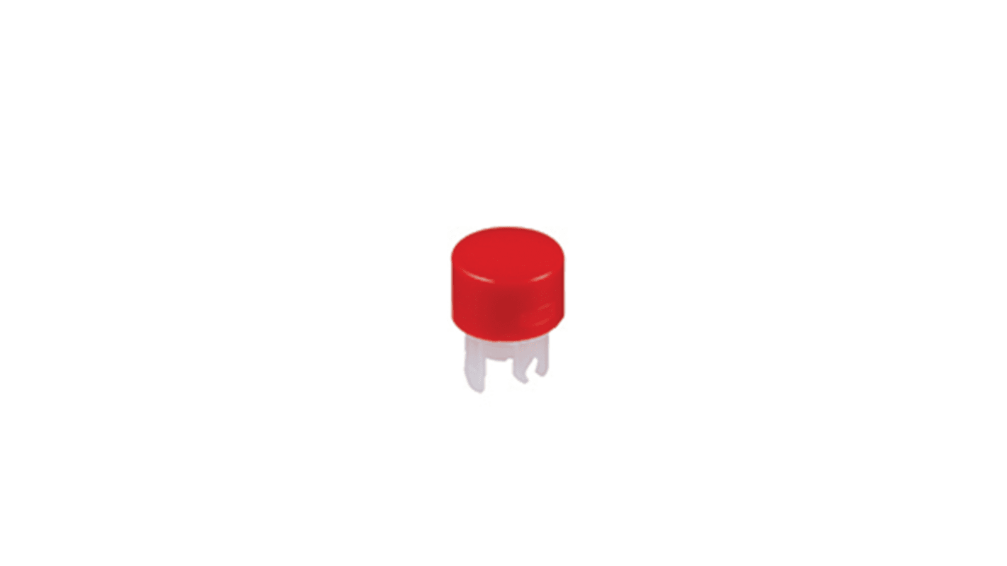 NKK Switches Red Push Button Cap for Use with HB Series Pushbuttons, 7.4 (Dia.) x 9.3mm