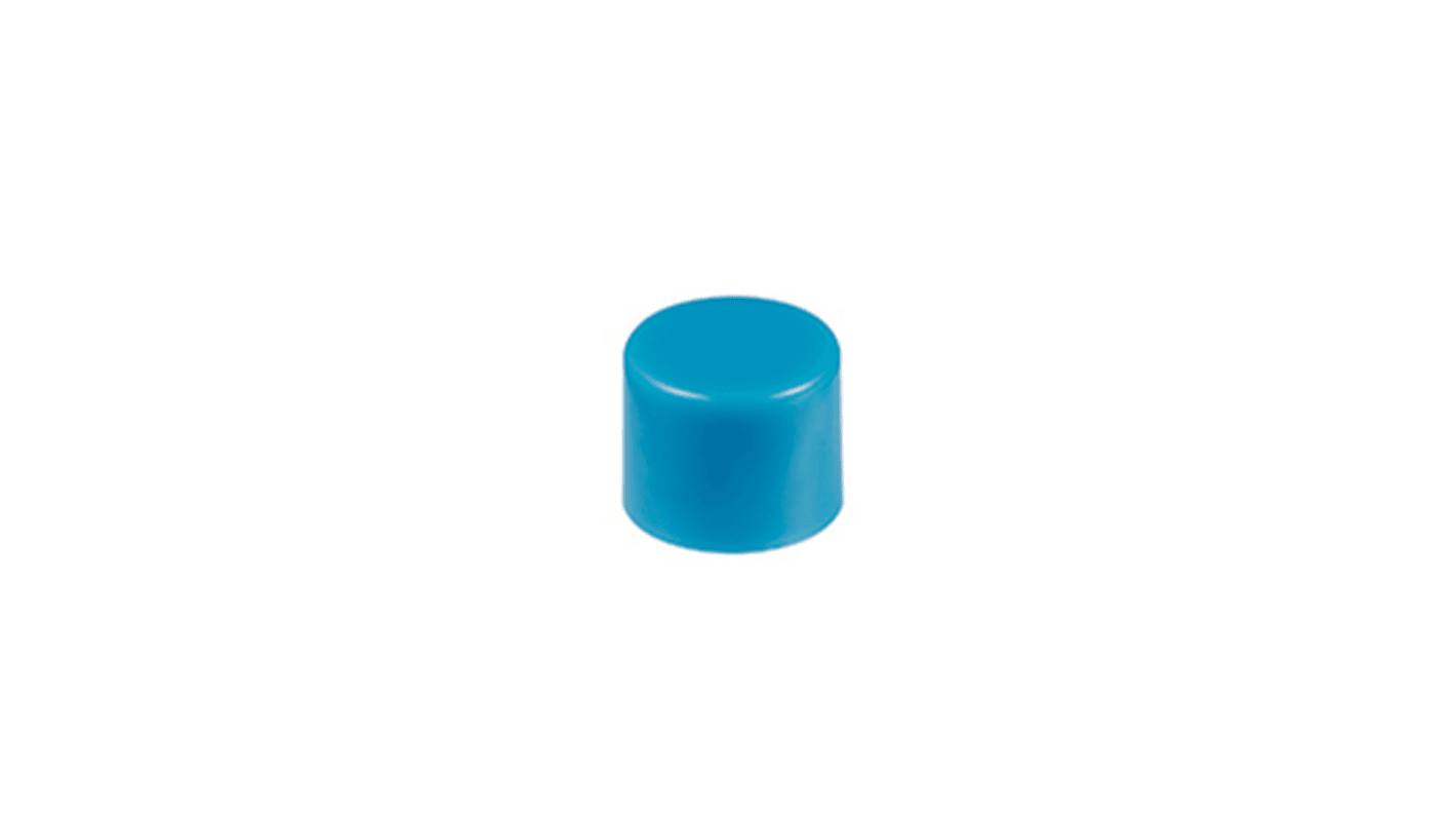 Capuchon à clipser NKK Switches 10 (Dia.) x 8mm Bleu pour Boutons-poussoirs séries DB, EB, M2B, MB20, MB25