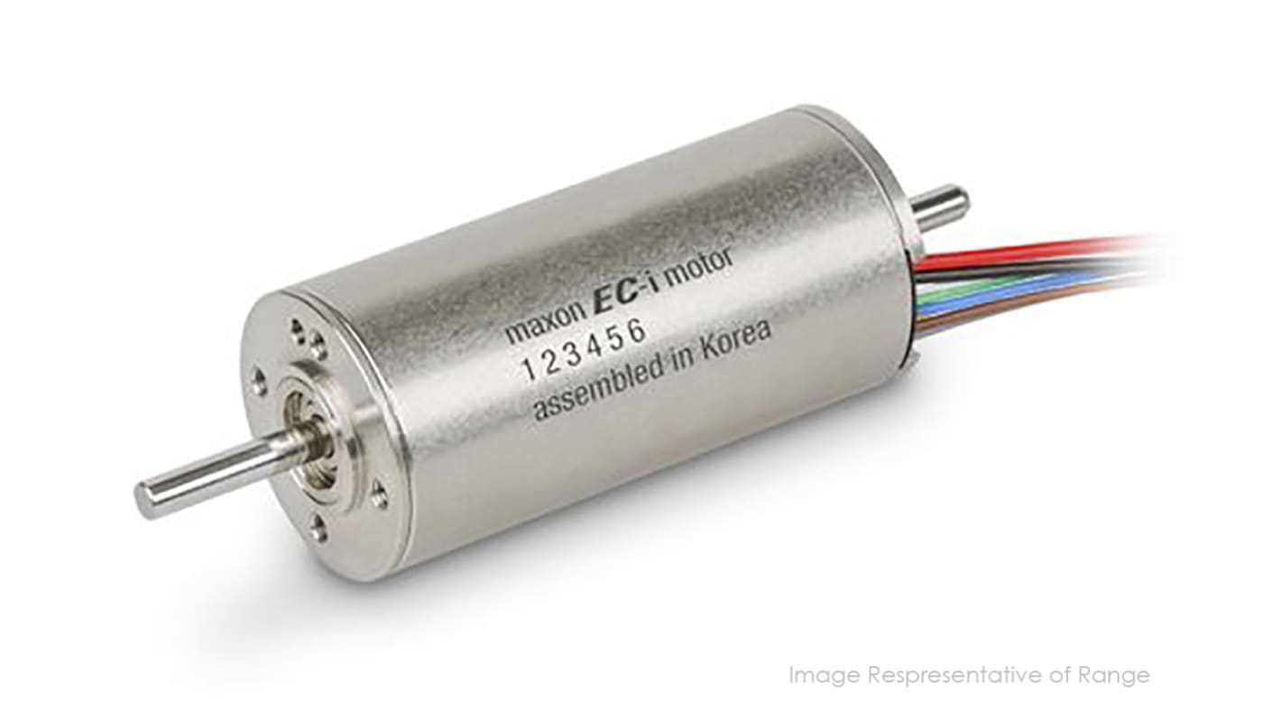 Maxon Brushless DC Motor, 75 W, 24 V dc, 107 mNm, 6870 rpm, 7950 rpm, 4mm Shaft Diameter