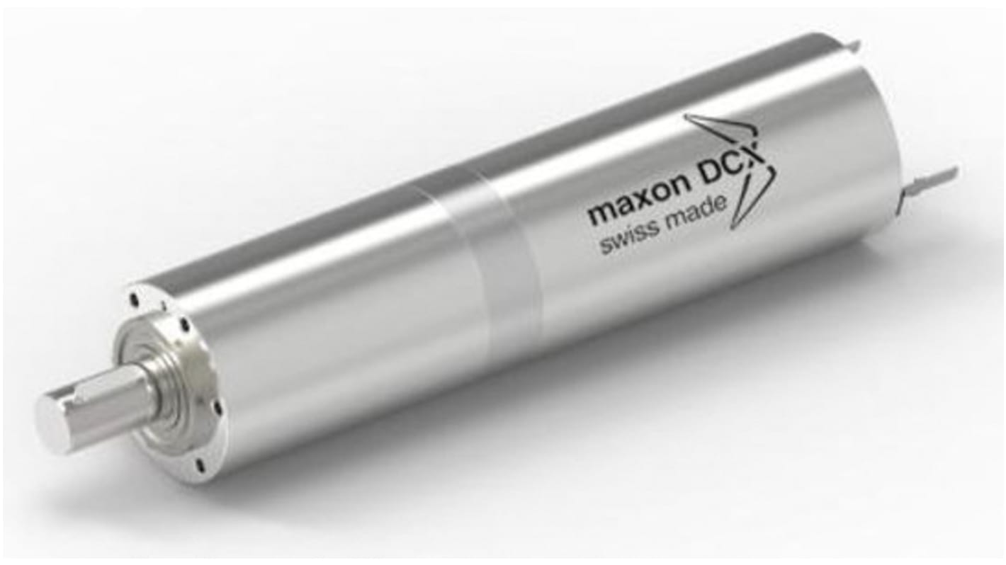 Maxon Brushed Geared DC Geared Motor, 102 W, 24 V dc, 4 Nm, 7710 rpm, 4mm Shaft Diameter