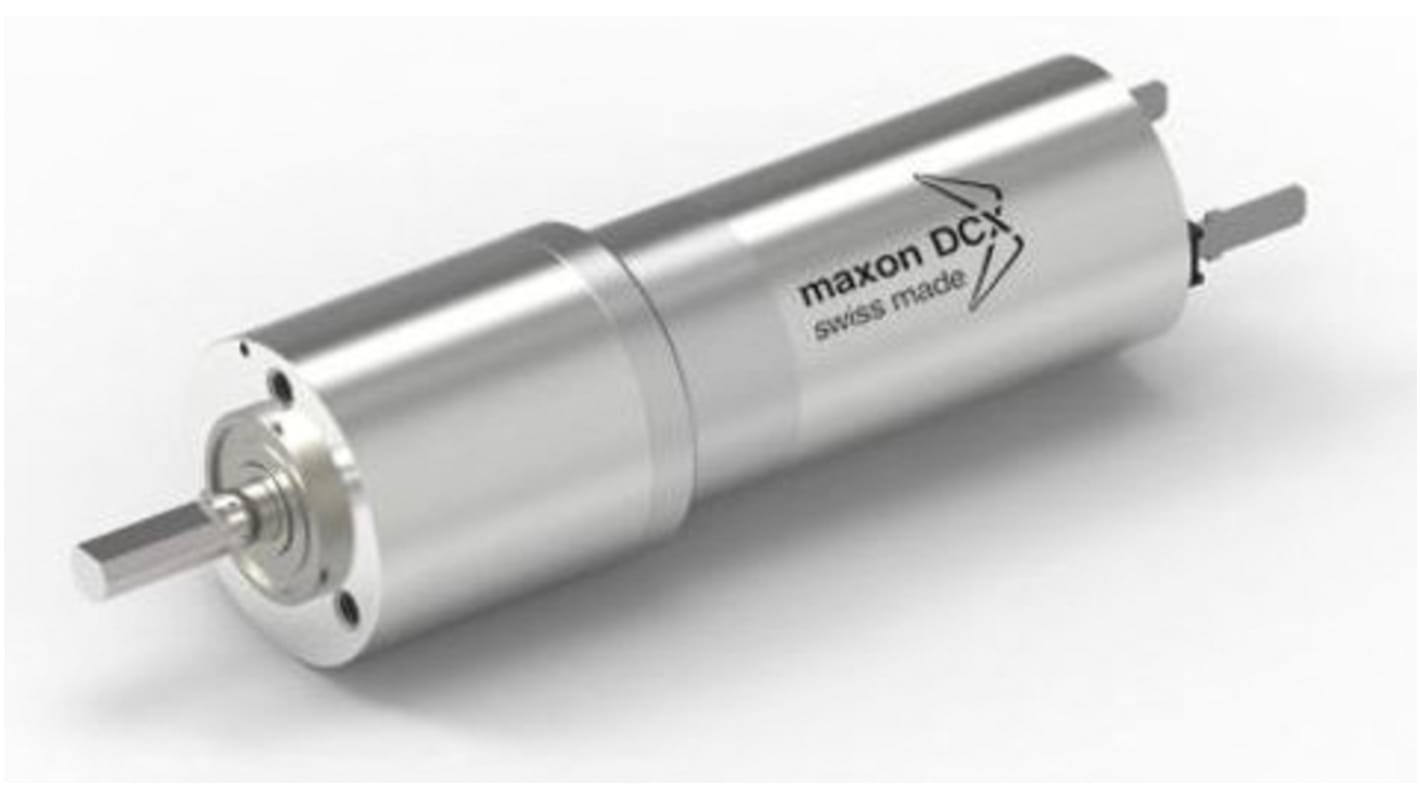 Maxon Brushed Geared DC Geared Motor, 2 W, 12 V, 2 Nm, 10800 rpm, 2mm Shaft Diameter