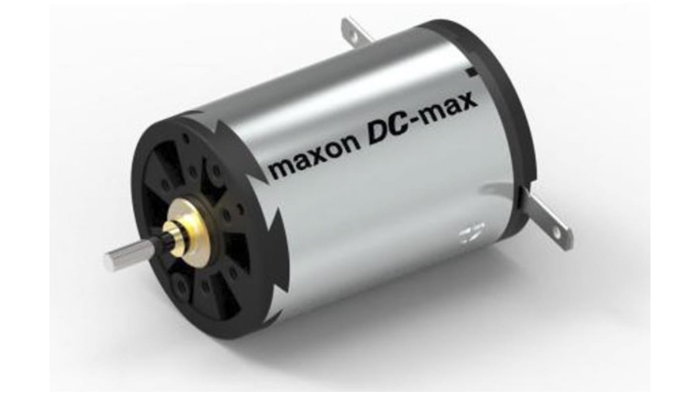 Motor DC Maxon serie DCX, 12 V CC, 4.22 W, 6.200 rpm, 9860 rpm, par máx. 4.31 mNm, Ø de eje 1.5mm