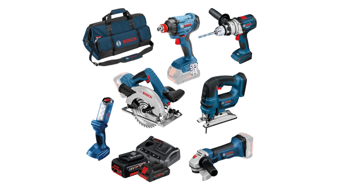 Bosch 0615990L1M, 18V Cordless Cordless Power Tool Kit