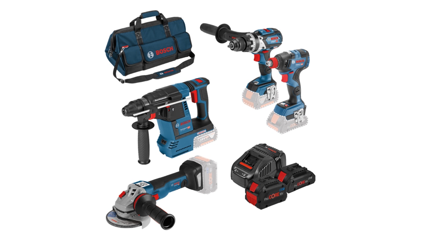 Bosch 0615990L0N, 18V Cordless Power Tool Kit