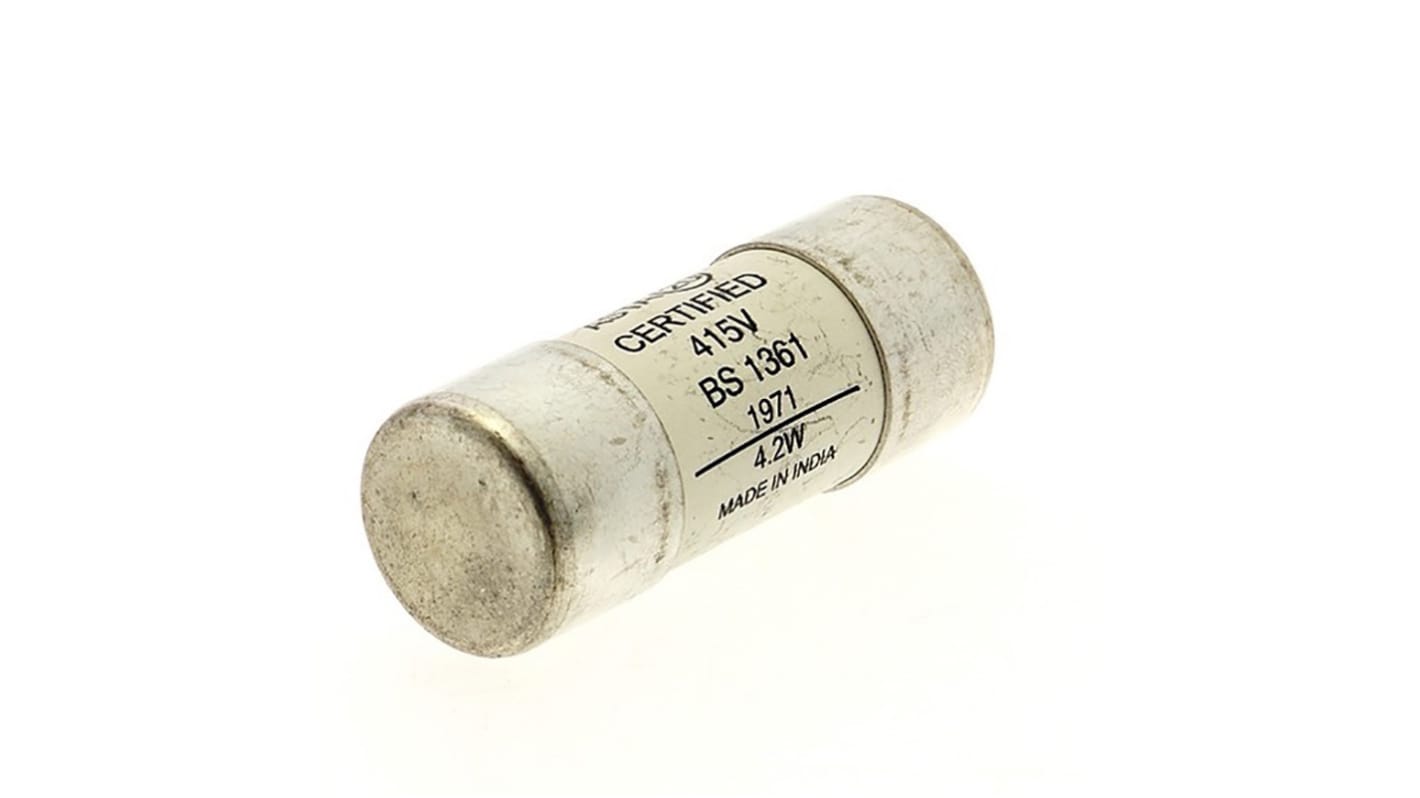 Eaton 50A Ceramic Cartridge Fuse, 23 x 57mm