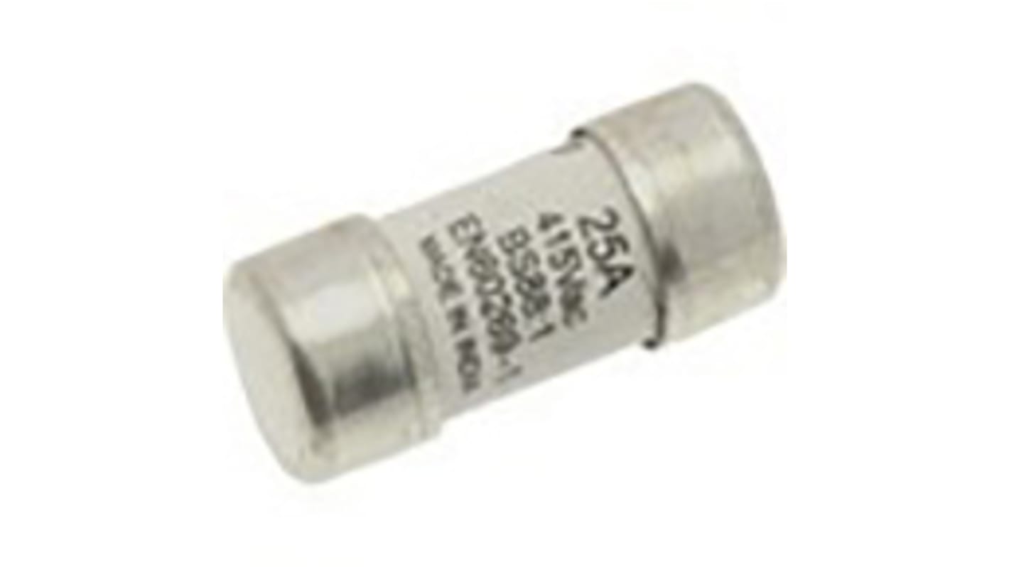 Eaton 25A Ceramic Cartridge Fuse, 13 x 29mm