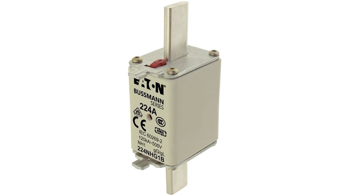 Eaton 224A NH Fuse, NH1, 500V ac