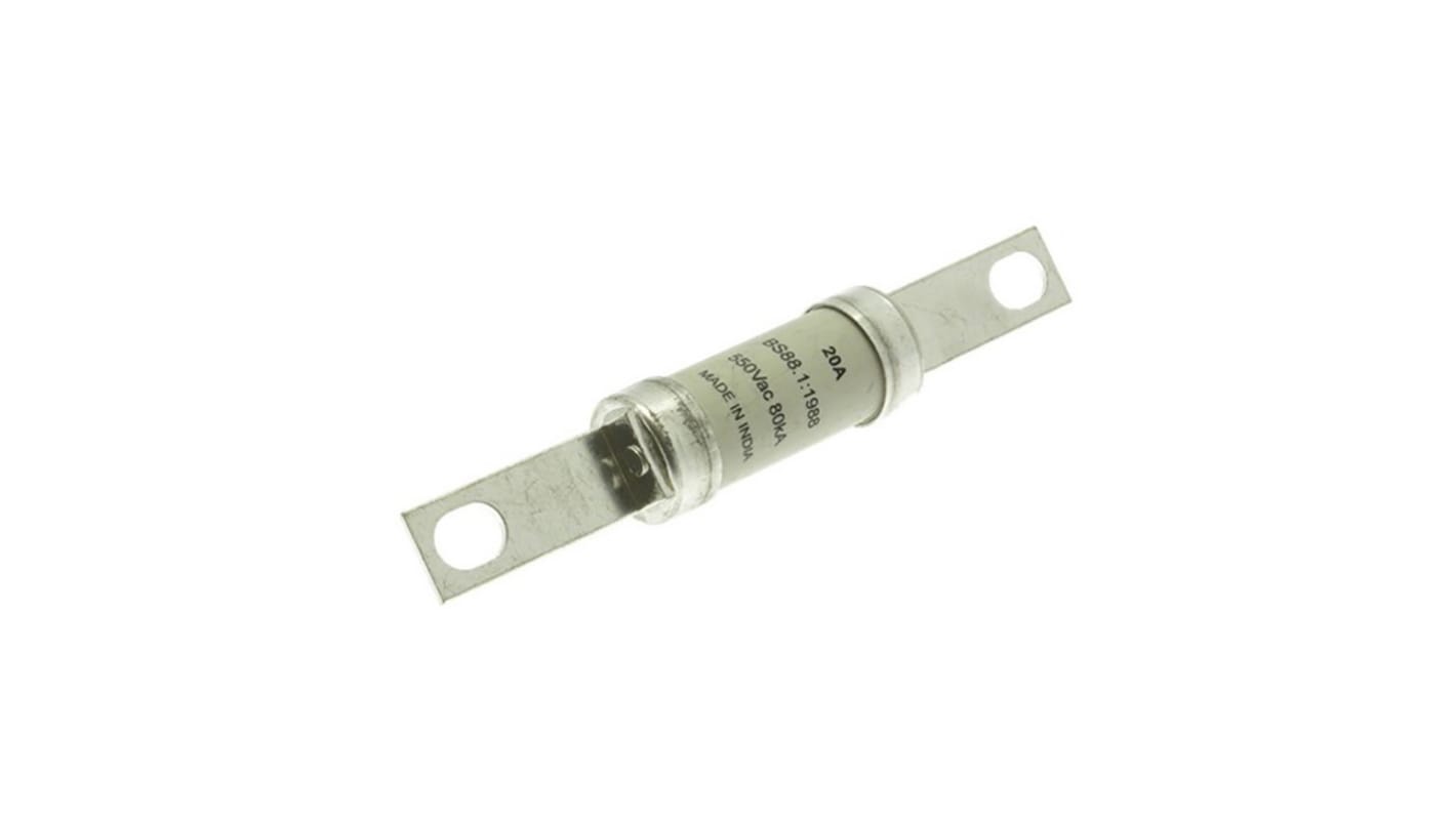 Eaton 20A Bolted Tag Fuse, 250 V dc, 550V ac, 111.5mm