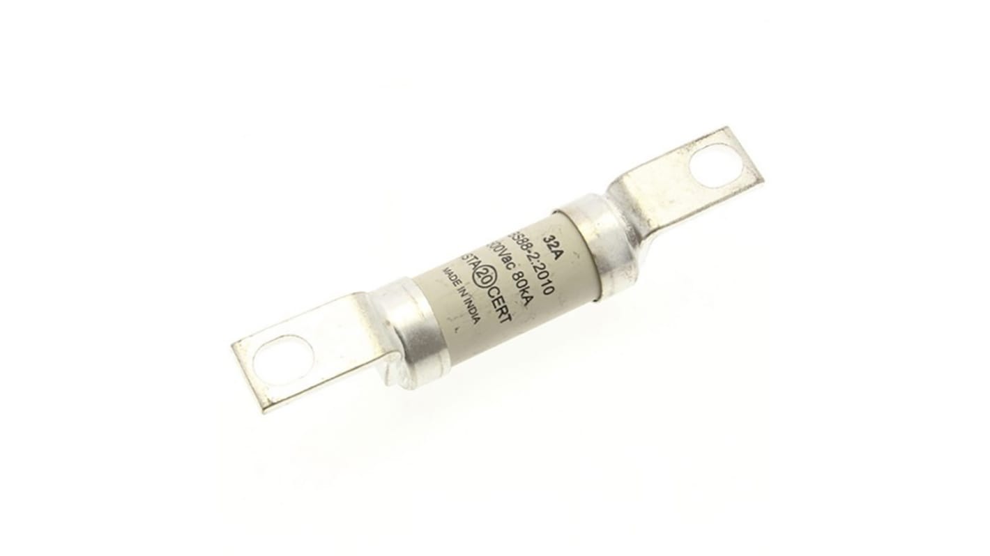 Eaton 32A Bolted Tag Fuse, A4, 500V ac, 94mm