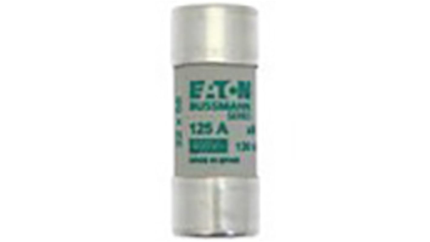 Eaton 125A Ceramic Cartridge Fuse, 22 x 58mm