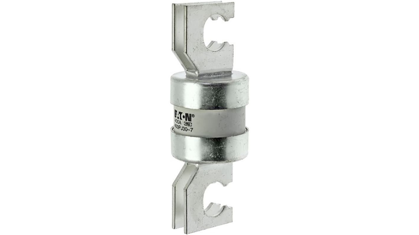 Fusibile a linguetta con fissaggio a bullone, Eaton, 355A, standard &#149; BS88, IEC 60269, fori di fissaggio da 82mm, cat.