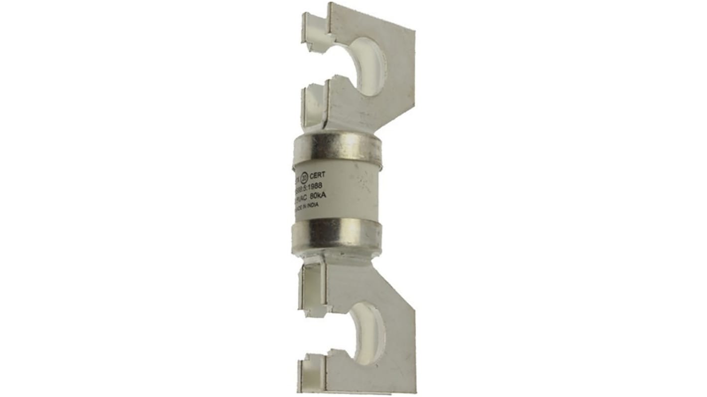 Fusibile a linguetta con fissaggio a bullone, Eaton, 100A, standard &#149; BS88, IEC 60269, fori di fissaggio da 92mm, cat.