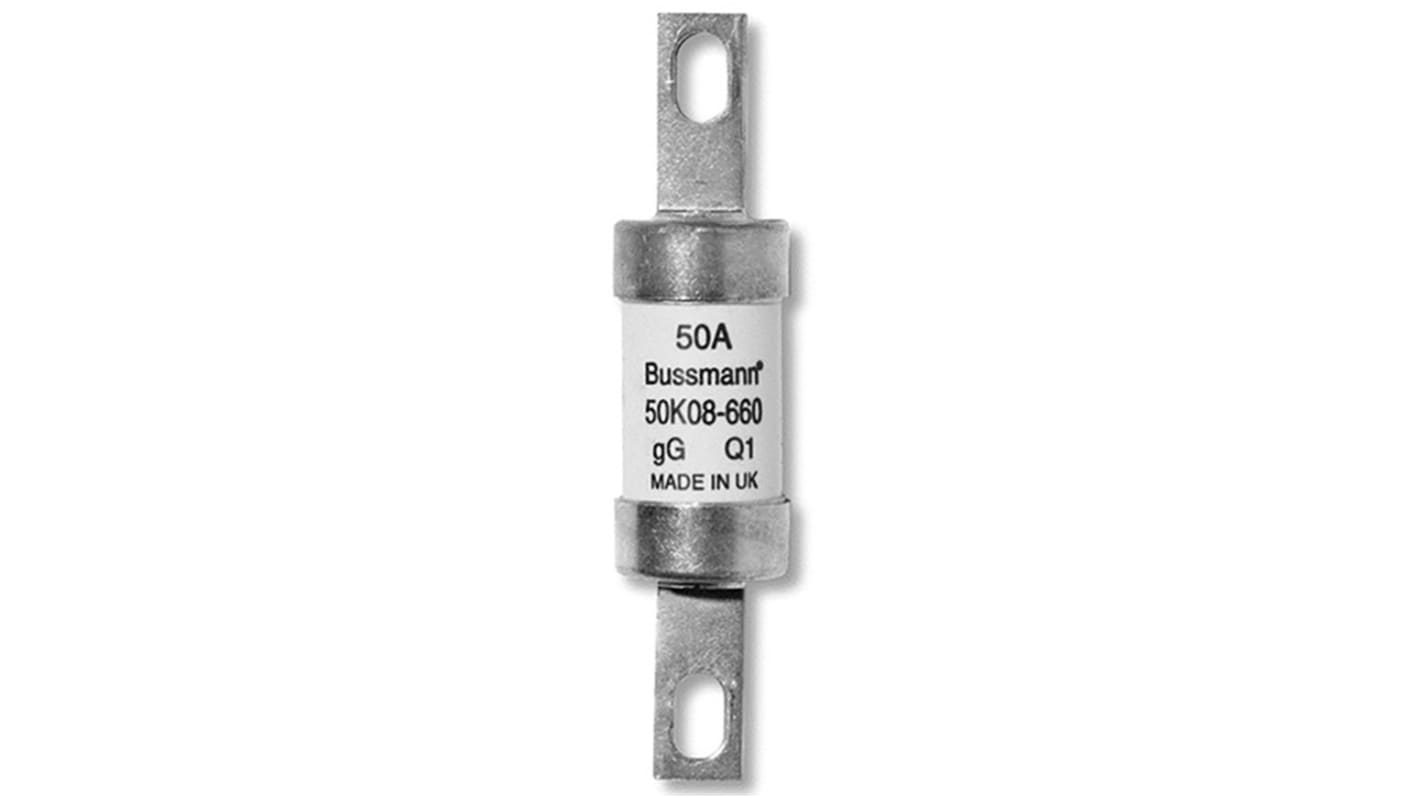 Eaton 25A Bolted Tag Fuse, A2, 660 V ac, 250V dc, 73mm