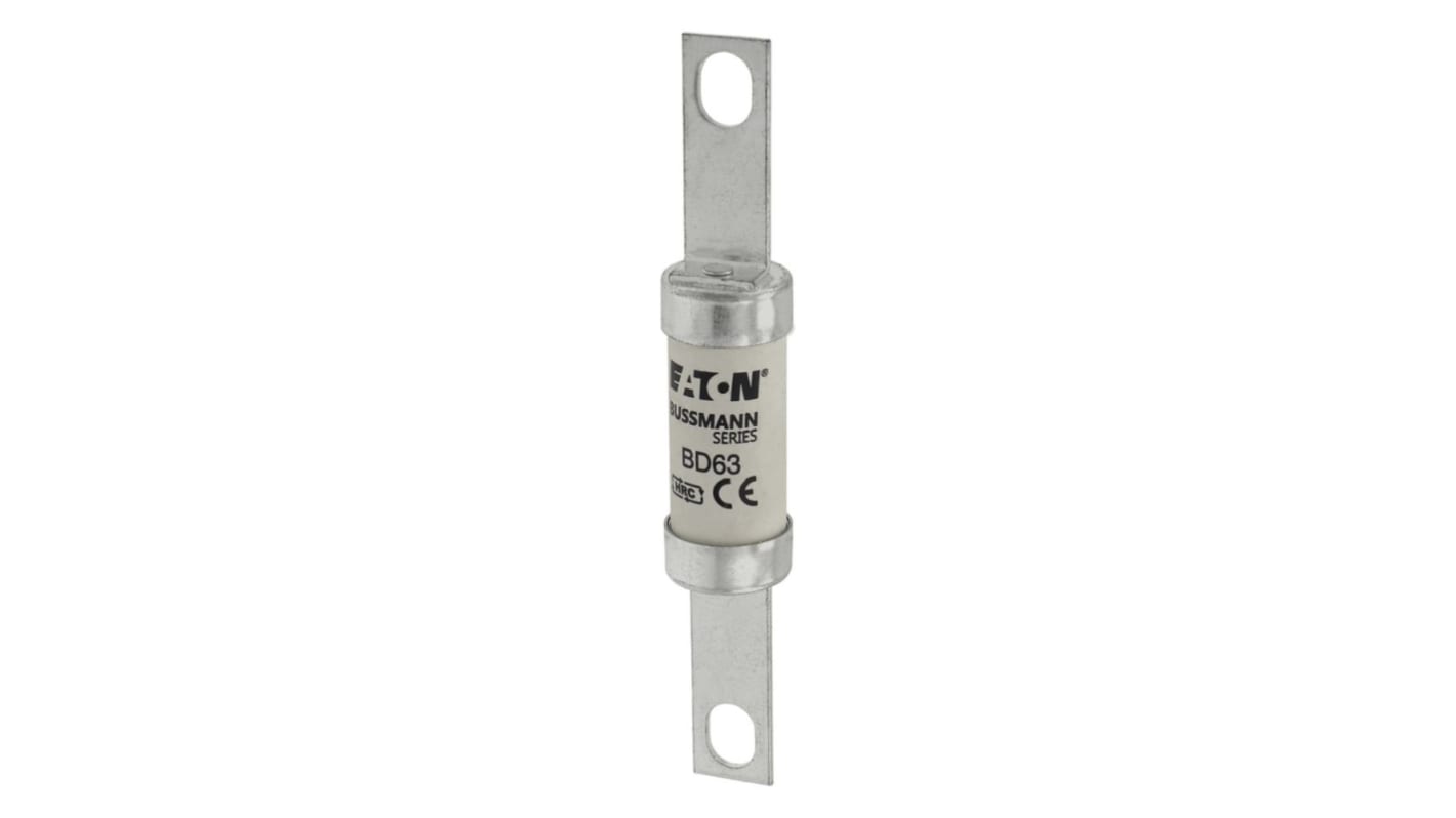 Eaton 63A Bolted Tag Fuse, 250 V dc, 500V ac, 111mm