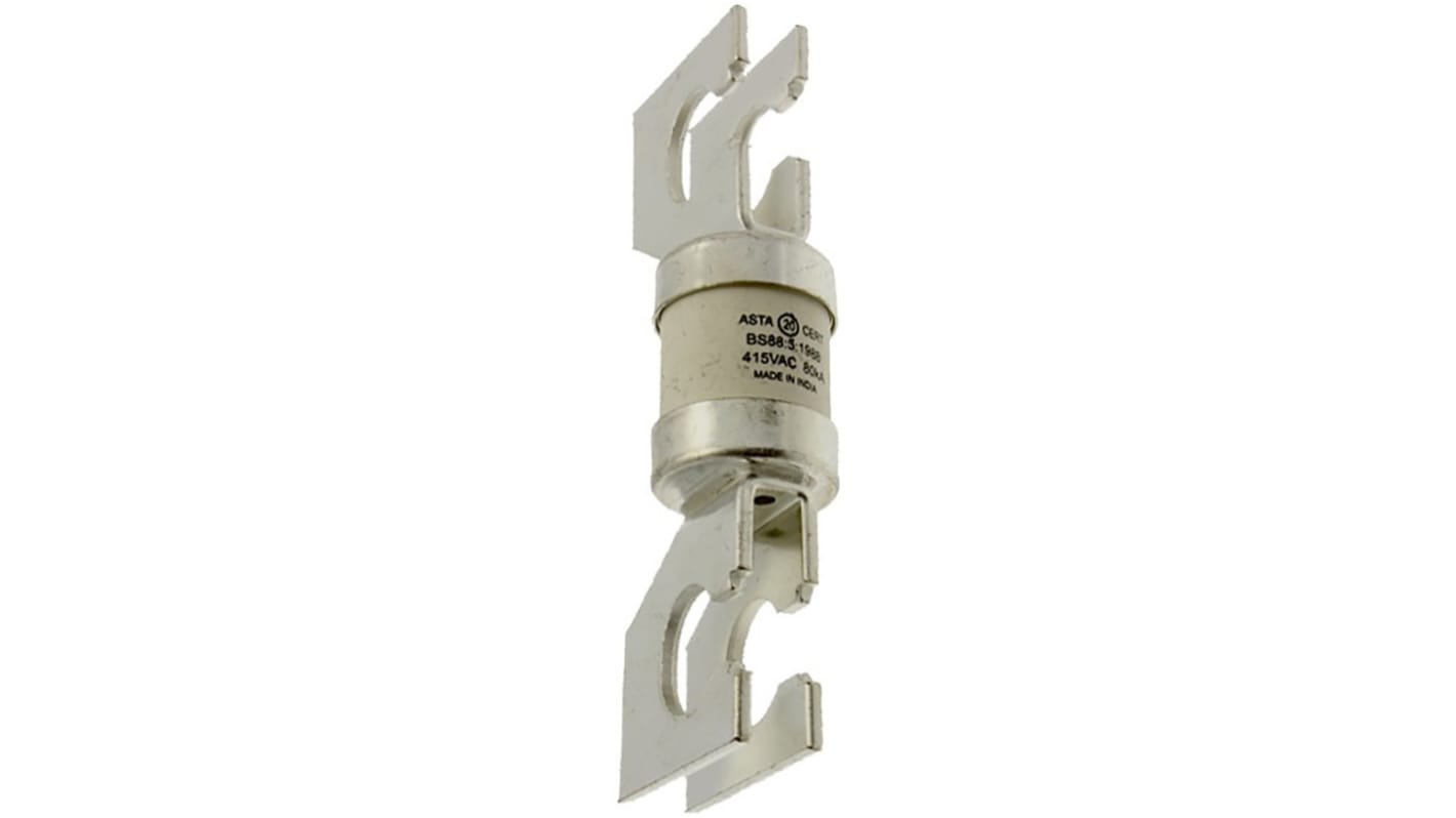 Fusibile a linguetta con fissaggio a bullone, Eaton, 200A, standard &#149; BS88, IEC 60269, fori di fissaggio da 92mm, cat.