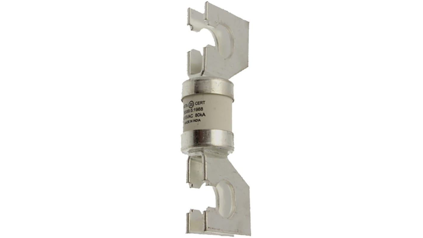 Fusibile a linguetta con fissaggio a bullone, Eaton, 160A, standard &#149; BS88, IEC 60269, fori di fissaggio da 92mm, cat.