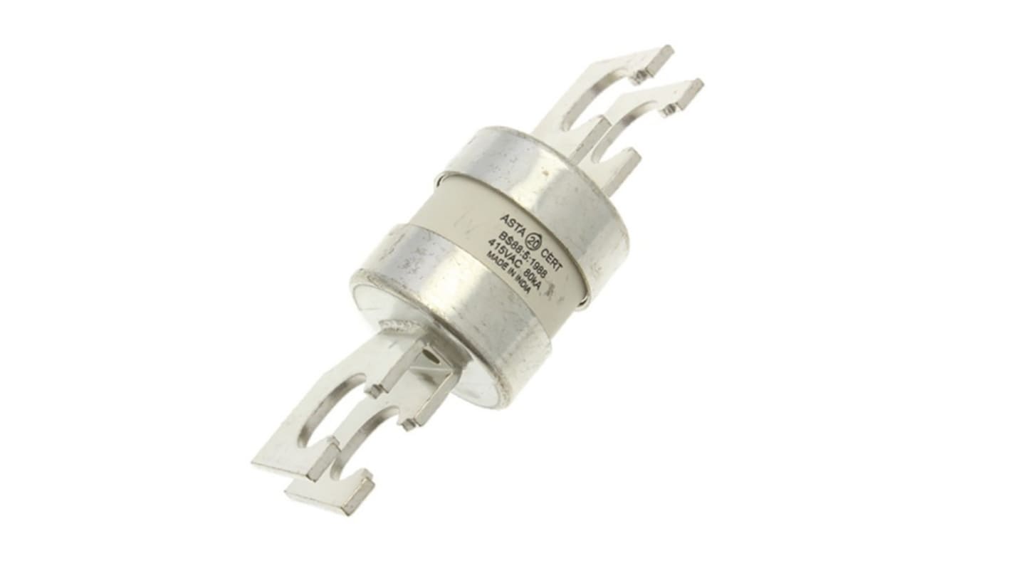 Fusibile a linguetta con fissaggio a bullone, Eaton, 250A, standard &#149; BS88, IEC 60269, fori di fissaggio da 82mm, cat.