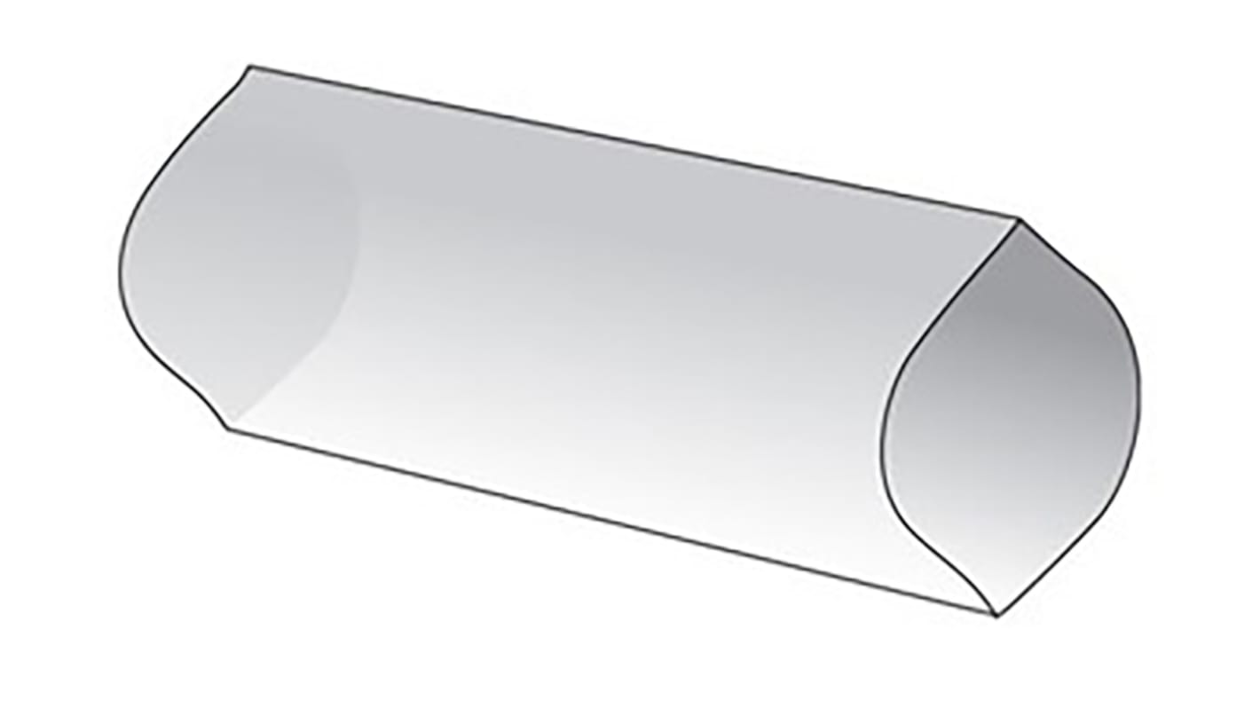 Tubo termorretráctil Alpha Wire de Etileno Propileno Fluorado (FEP) Natural, contracción 1.2:1, Ø 4.57mm, long. 1.2m