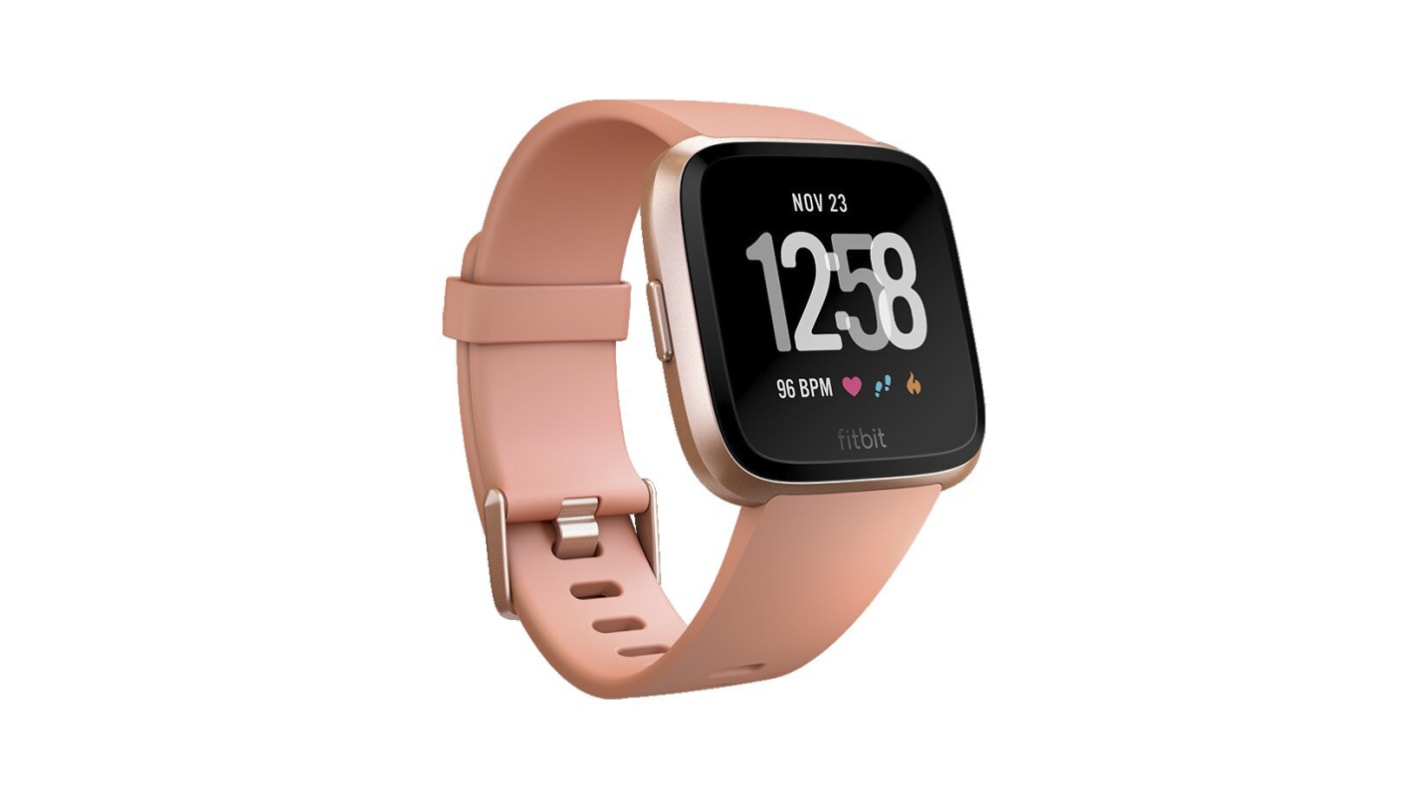 Fitbit Versa Peach Smartwatch