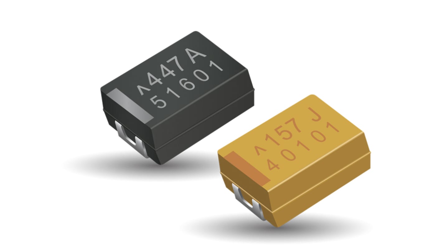 Condensateur au polymère KYOCERA AVX TCJ, 470μF, 4V c.c., Montage en surface