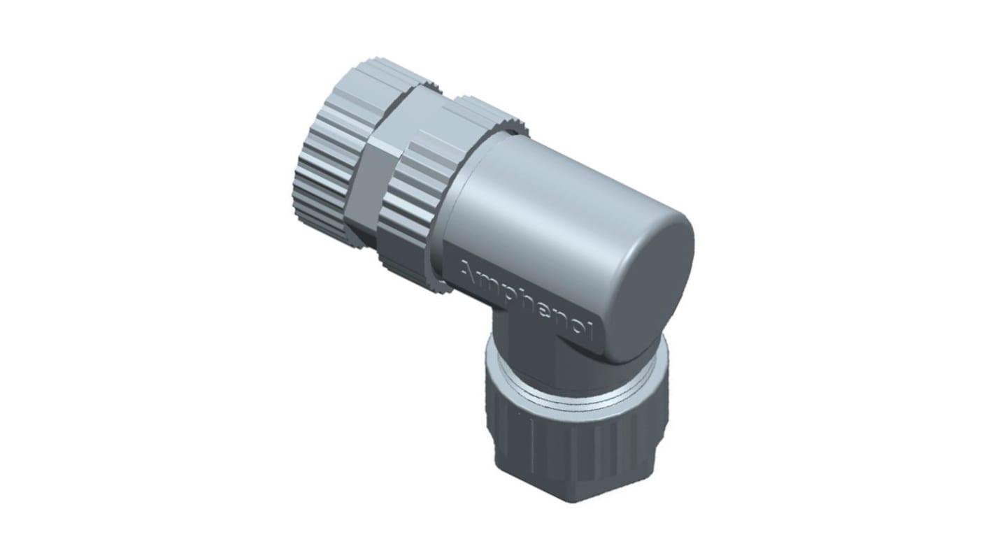 Amphenol Industrial Circular Connector, 5 Contacts, Cable Mount, M12 Connector, Socket, Female, IP67, M Series