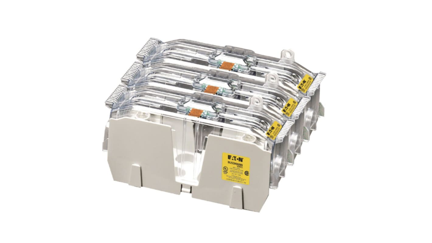 Eaton 110 → 200A Ferrule Fuse Block, 600V