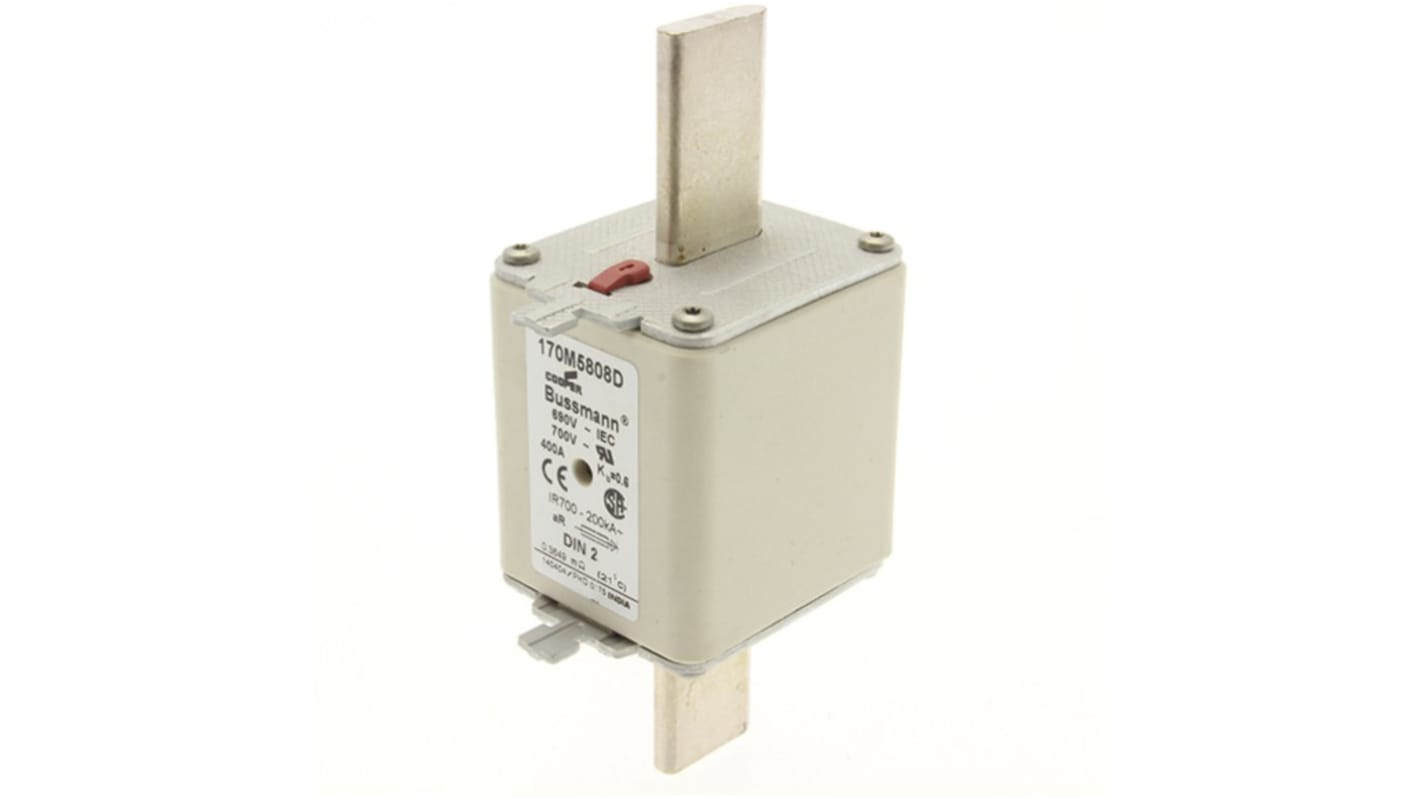 Fusible de cuchillas Eaton Eaton Bussman, NH2, aR, 690V ac, 450A, CE, CSA, IEC 60269, UL