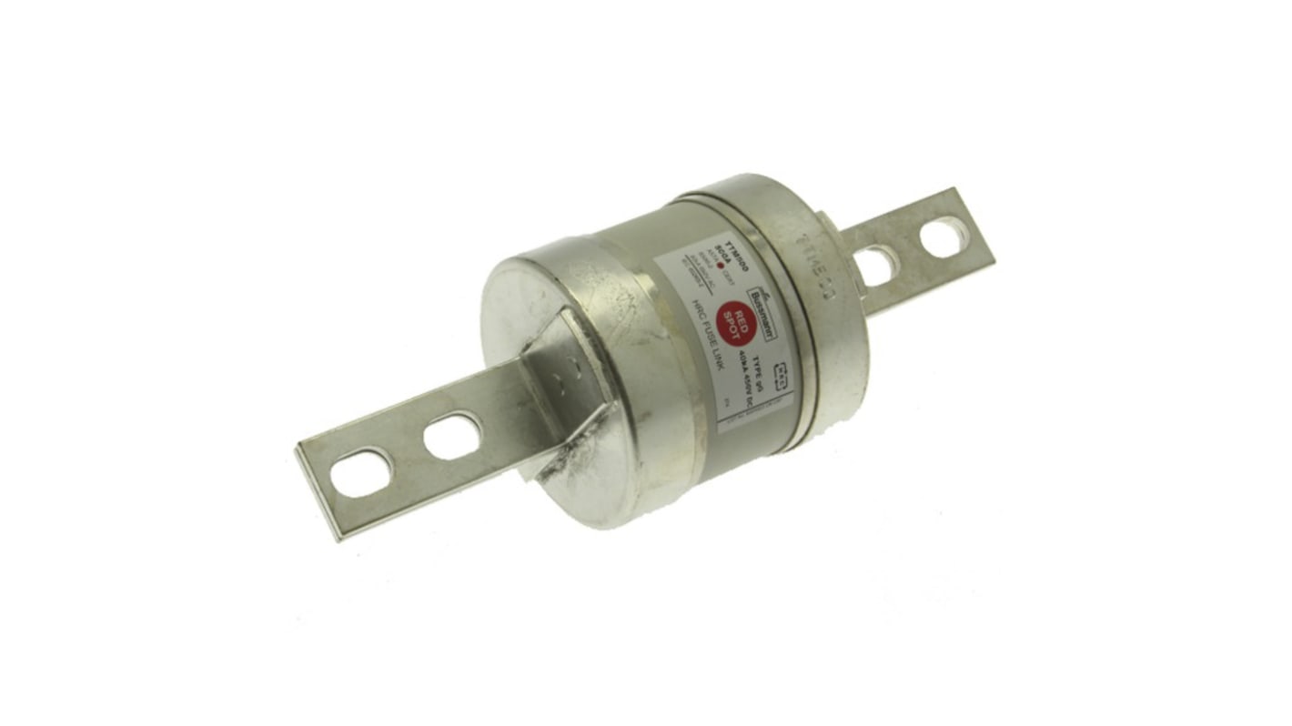 Fusibile a linguetta con fissaggio a bullone, Eaton, 500A, fusibile C2, standard BS 88, IEC 60269, fori di fissaggio da