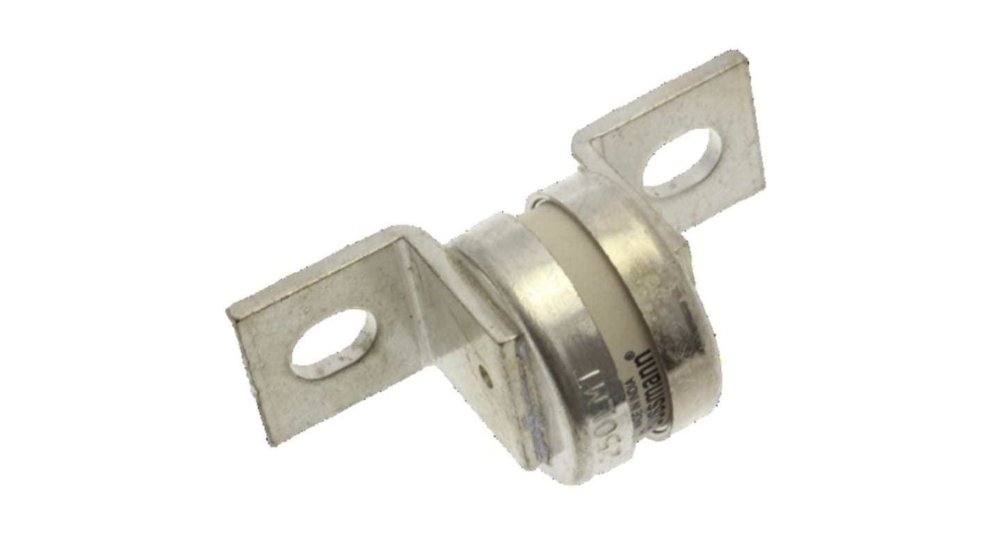 Fusibile a linguetta con fissaggio a bullone, Eaton, 250A, fusibile LMT, standard BS 88, IEC 60269, fori di fissaggio