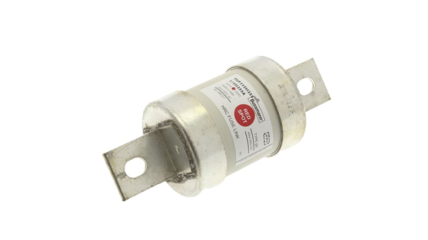 Fusibile a linguetta con fissaggio a bullone, Eaton, 315A, fusibile B3, standard BS 88, IEC 60269, fori di fissaggio da