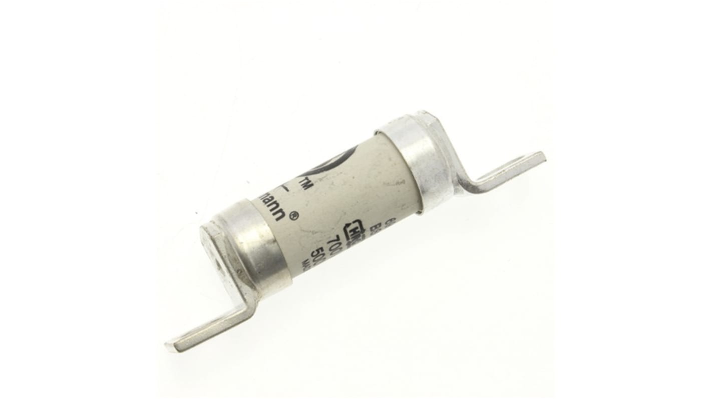 Fusibile a linguetta con fissaggio a bullone, Eaton, 45A, standard BS 88, IEC 60269, fori di fissaggio da 63.5mm, cat.