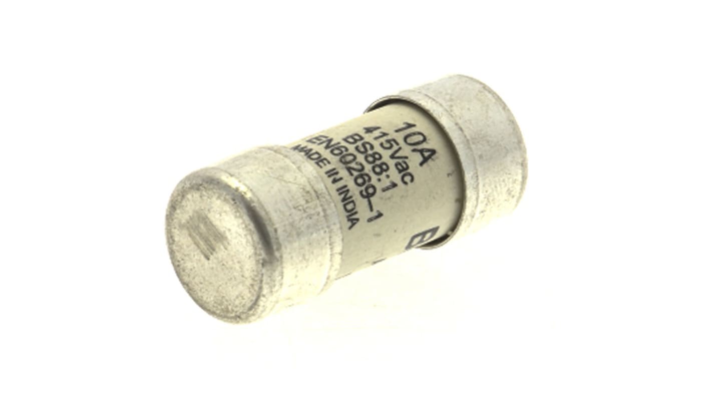 Eaton 10A Ceramic Cartridge Fuse, 13 x 29mm