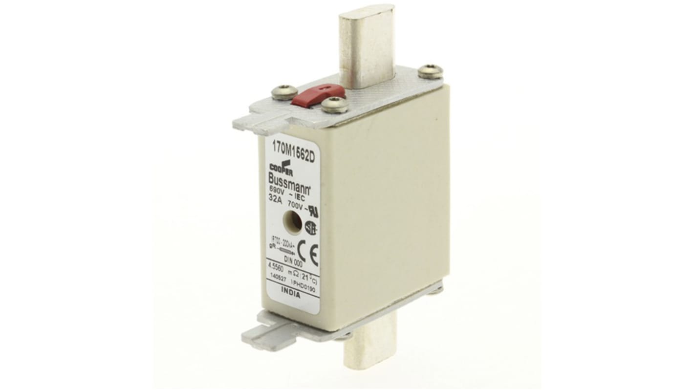 Eaton 32A Centred Tag Fuse, NH000, 690V