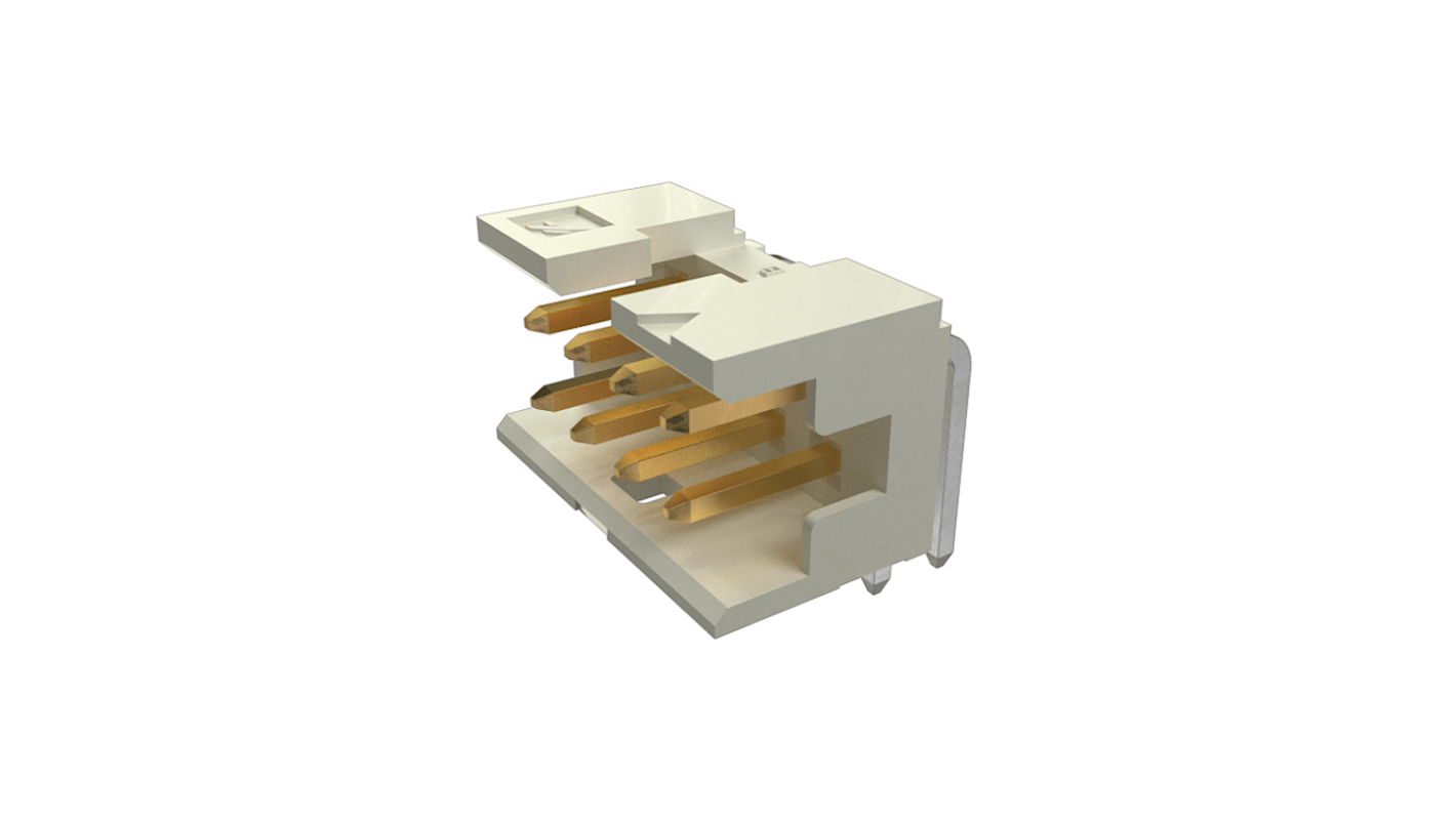 Minitek sorozatú Amphenol ICC Nyák - Nyák NYÁK aljzat, távolság: 2.0mm, 8 érintkezős, 2 soros, Derékszögű, lezárás: