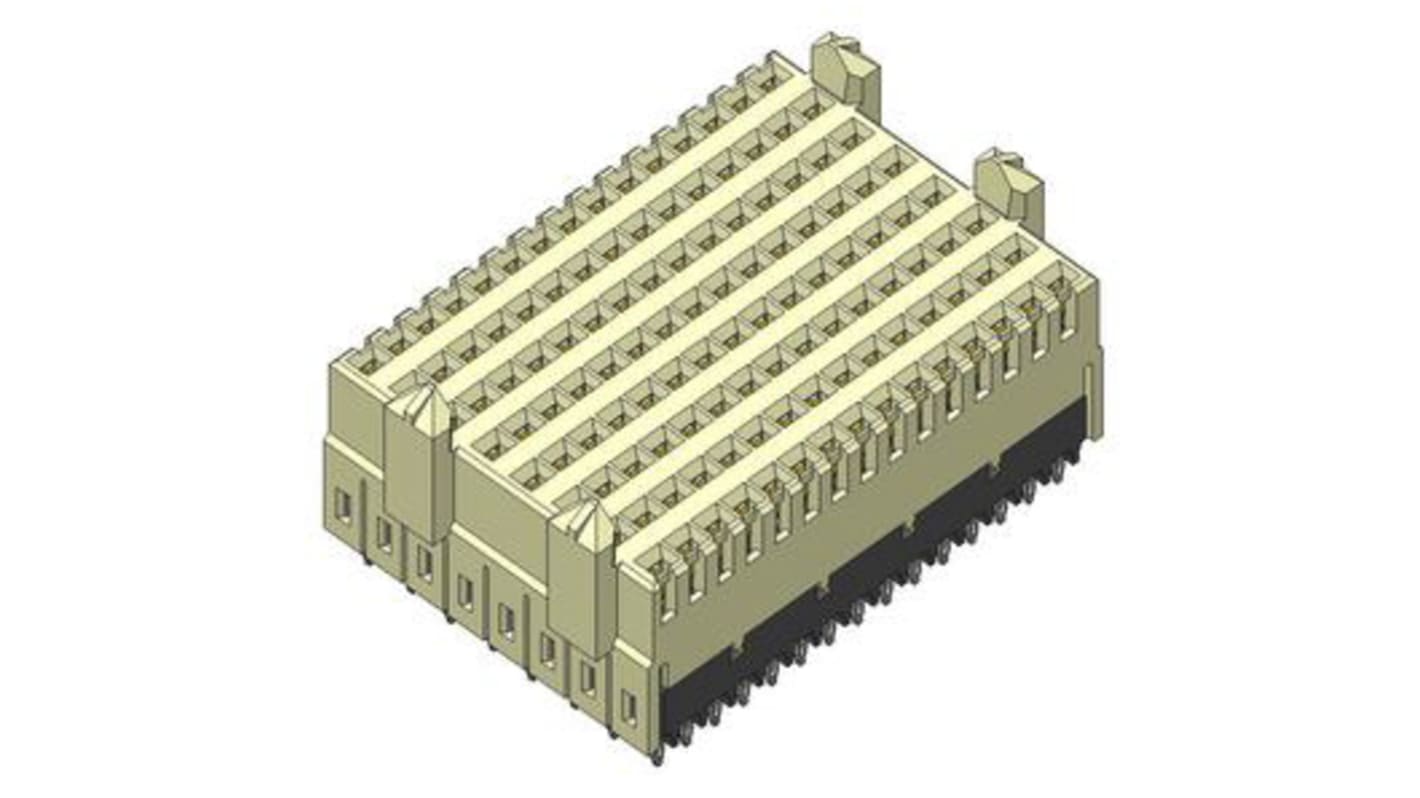 Amphenol ICC Airmax VS Backplane-Steckverbinder Buchse, 120-polig, Presspassung-Anschluss, 500mA, Durchsteckmontage