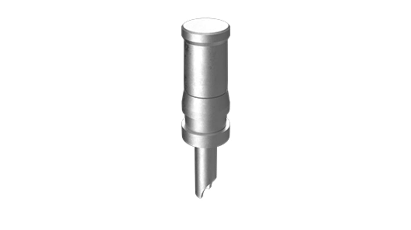 Amphenol ICC DW Sub-D Steckverbinderkontakt, Stecker, Crimpanschluss, CuZn, Gold über Nickel, 8 → 10 AWG,