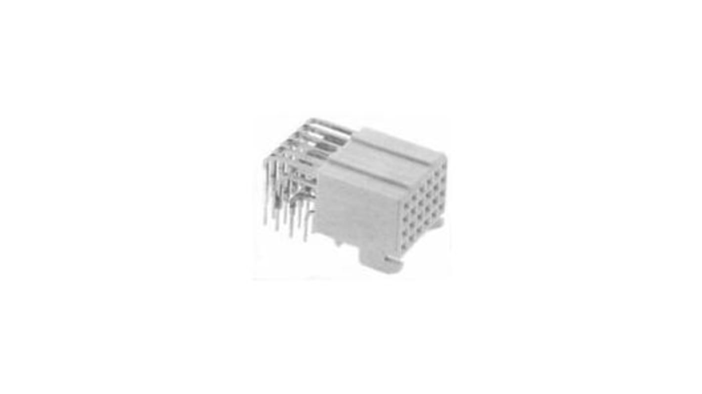 Connettore backplane Amphenol Communications Solutions serie Metral, 96 vie, 4 file, passo 2.0mm, a , Saldare Montaggio