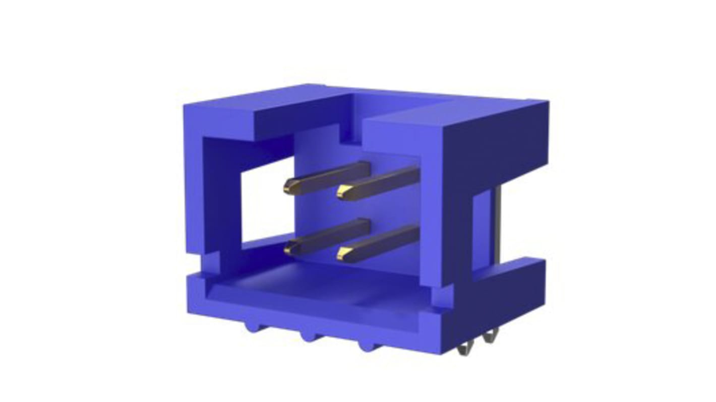 Amphenol Communications Solutions Quickie Series Right Angle Through Hole PCB Header, 50 Contact(s), 2.54mm Pitch, 2