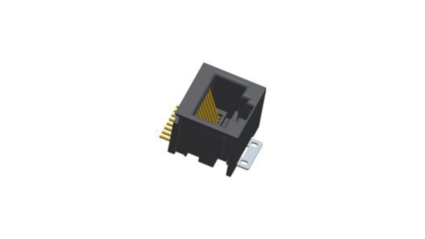 Conector RJ45 Amphenol ICC serie 98435, de 8 vías