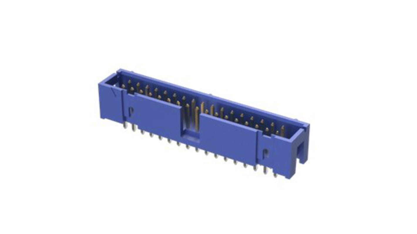 Amphenol Communications Solutions Quickie Leiterplatten-Stiftleiste Stecker Gerade, 34-polig / 2-reihig, Raster 2.54mm,