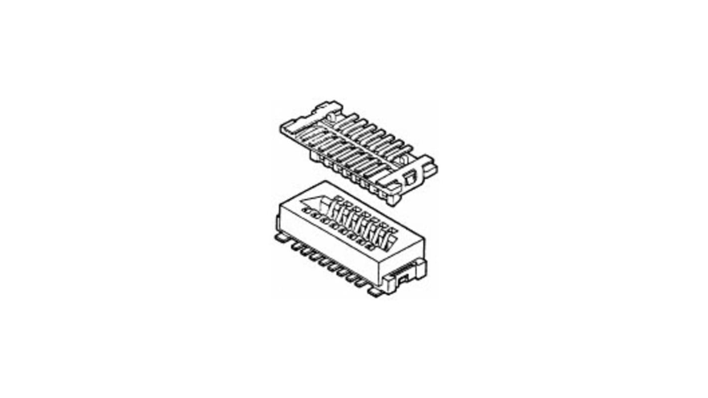 Amphenol Communications Solutions Conan Series Straight Surface Mount PCB Socket, 69-Contact, 2-Row, 1.0mm Pitch,