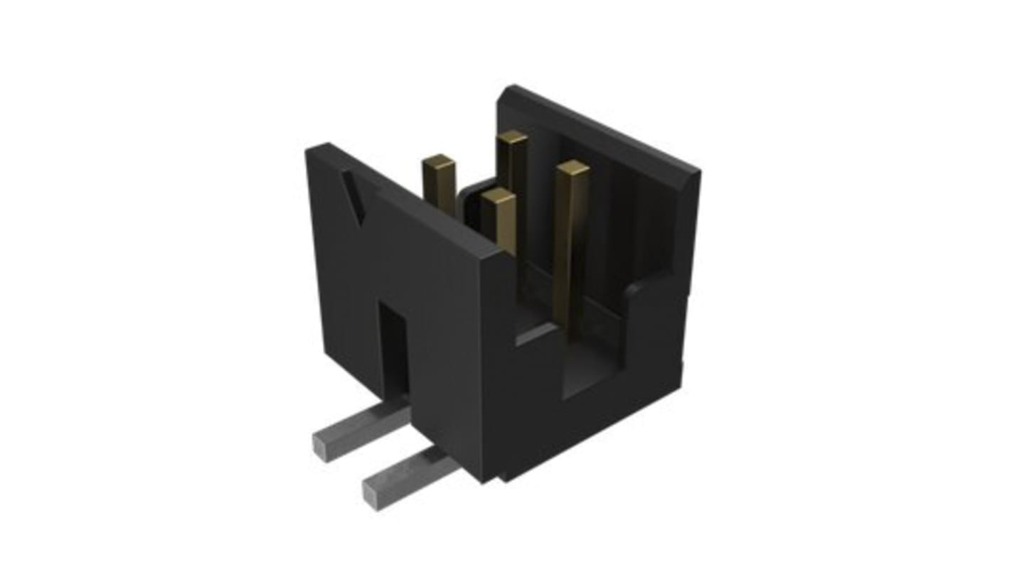 Amphenol ICC Minitek Series Surface Mount PCB Header, 14 Contact(s), 2.0mm Pitch, 2 Row(s), Shrouded