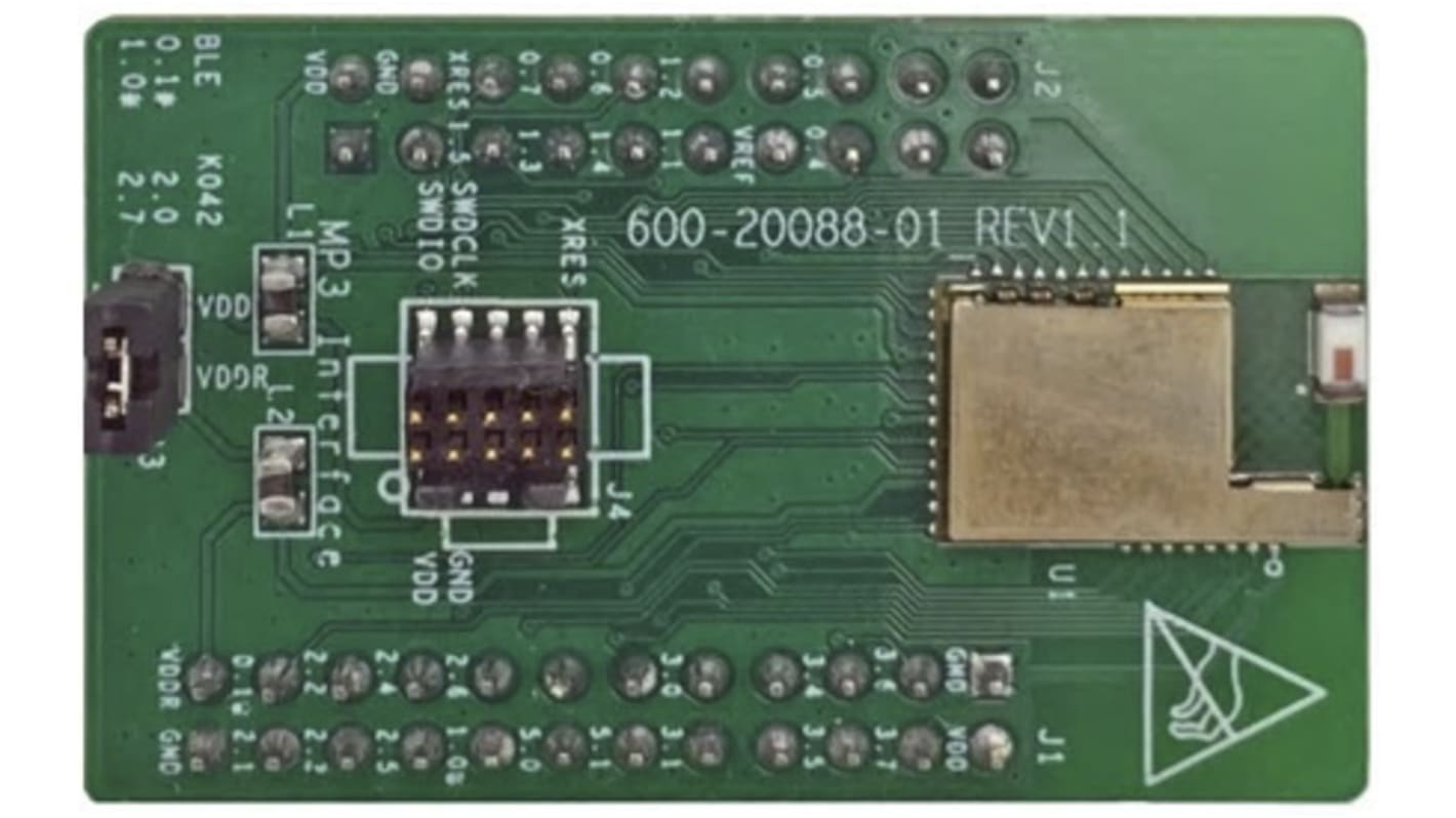 Kit de evaluación Bluetooth, WiFi GPIO, Amplificador de potencia Infineon CYBLE-224116-EVAL, frecuencia 2480MHZ