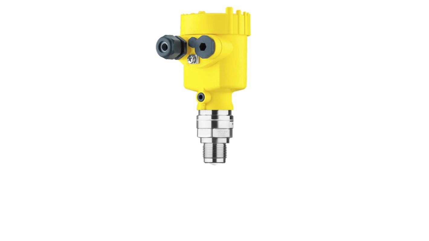 Vega VEGAPULS 64 Series Level Sensor Level Sensor, 2 Wire, 4 to 20 mA Output, Slip on Flange or Bracket, PTB VALOX Body