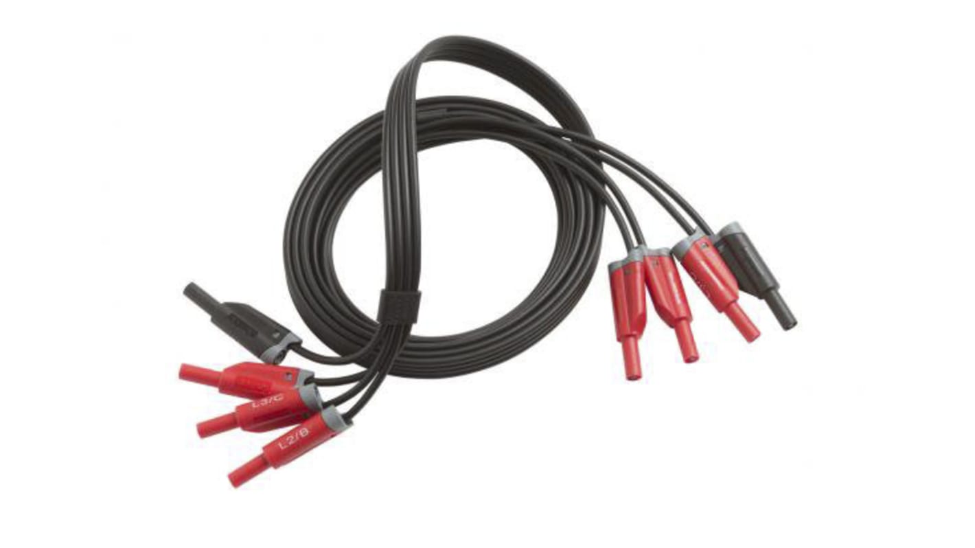 3PHVL-17XX-5M Test Lead Kit, For Use With Fluke 1730 Energy Logger